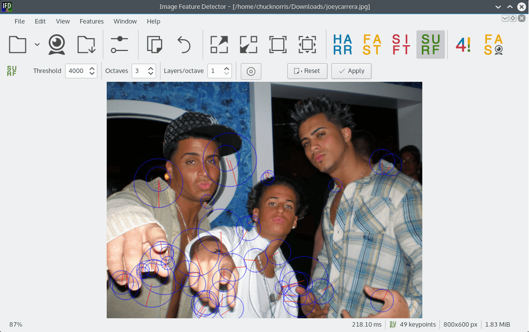 Image Feature Detector screenshot